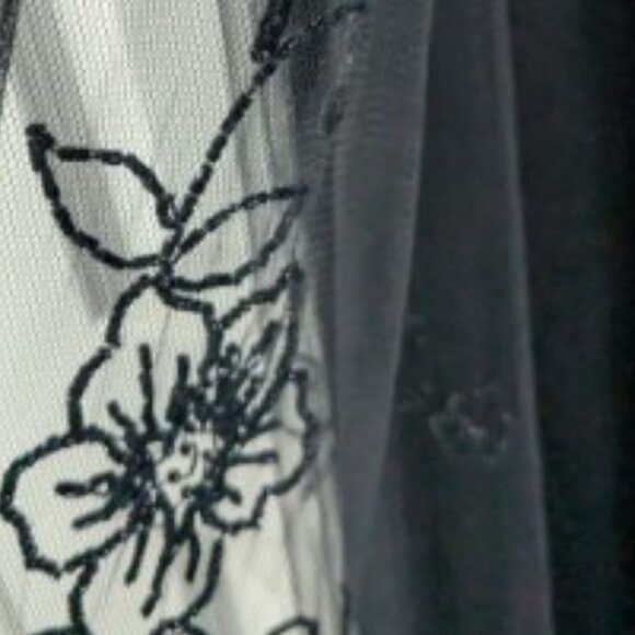 Vintage Cache floor length evening gown black - Picture 5 of 8